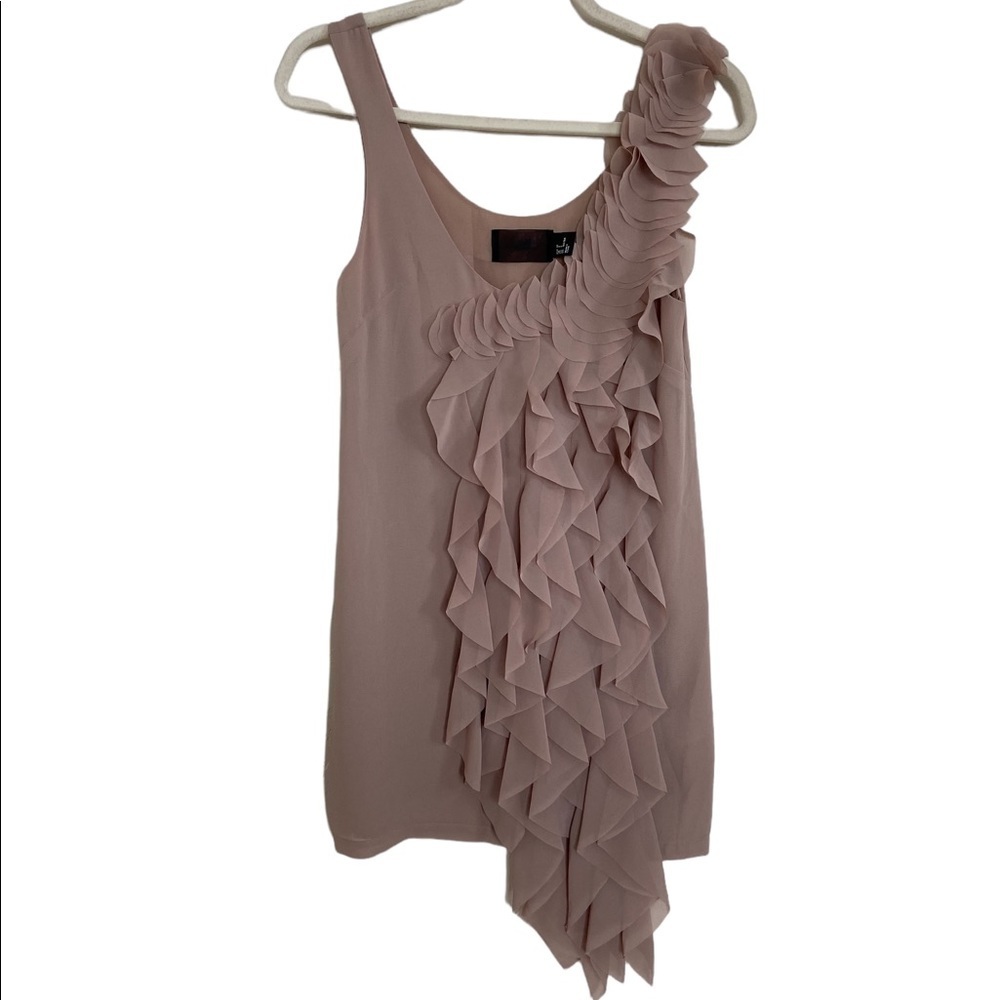 H&M Black Label Ruffle Panel Mini Dress